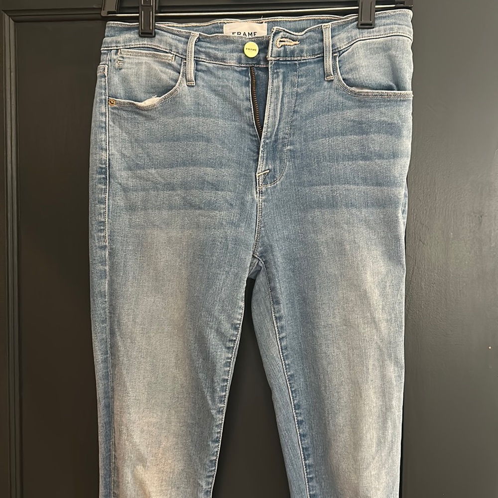Frame high waisted jeans